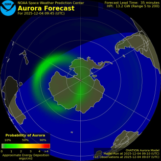 Current Southern hemispheric power input map