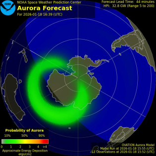 Current Southern hemispheric power input map