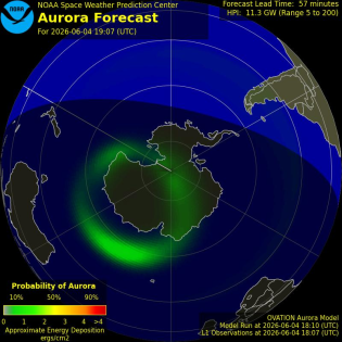 Current Southern hemispheric power input map
