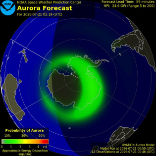 Current Southern hemispheric power input map