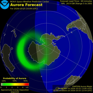 Current Southern hemispheric power input map