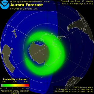 Current Southern hemispheric power input map
